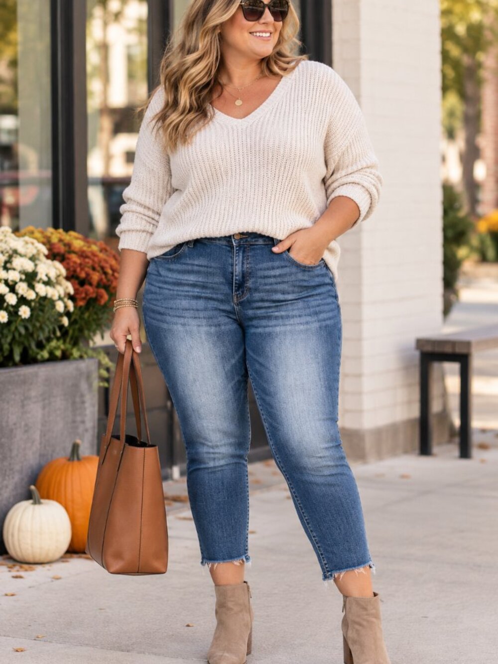 Judy Blue Tummy Control Skinny Jeans 16W High Rise Raw Hem Cropped